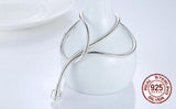 925 Sterling Silver Snake Chain Necklace Heart Love Wedding DIY Jewelry