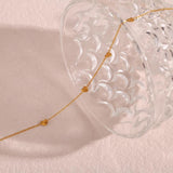 Dainty Sunburst Love Heart Charm Necklace Stainless Steel Chain