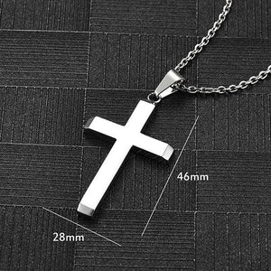 Stainless Steel Cross Pendant Charm for Necklace Bracelet Men Women