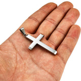 Stainless Steel Cross Pendant Charm for Necklace Bracelet Men Women