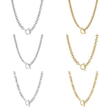 Stainless Steel Chain Necklace Men Choker Gift