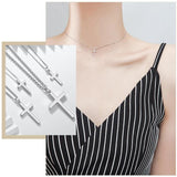 Women's Stainless Steel Cross Pendant Necklace, Christian Gift Jewelry