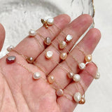 Mixed Purple Pink Baroque Pearl Choker Necklace for Women