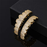 Hip Hop CZ Stones Grillz Caps Iced Out Micro Pave Grills