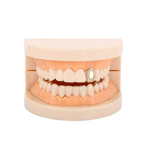 Colorful Crystals Single Teeth Grillz Unisex Dental Grills