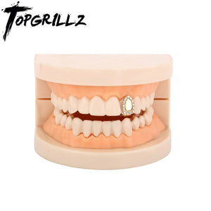 Colorful Crystals Single Teeth Grillz Unisex Dental Grills