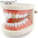 Crystal Single Teeth Grillz Hip Hop Dental Grills Tooth Piercing
