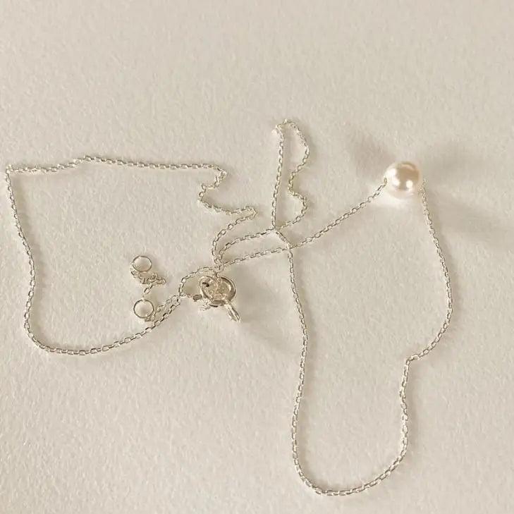 18K Plated Sterling Silver Freshwater Pearl Choker Necklace