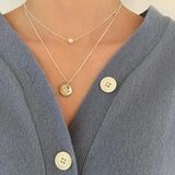 18K Plated Sterling Silver Freshwater Pearl Choker Necklace