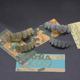 Halloween Full Zircon Inlaid HIPHOP Teeth Ornament