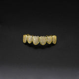 Halloween Full Zircon Inlaid HIPHOP Teeth Ornament