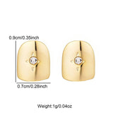 2pcs Iced CapsTeeth Grillz Plated Cubic Zircon Micro Pave Charm Grills