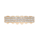 Iced Out Grillz Teeth Full Zircon Goth Hip Hop Jewelry