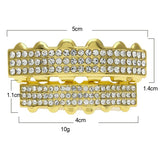 Iced Out Grillz Teeth Full Zircon Goth Hip Hop Jewelry