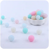 12mm Spotted Silicone Round Beads Tooth Grinding Toy Dental Gum Bracelet