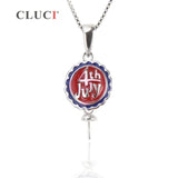 4th of July Independence Pearl Pendant Finding for Jewelry Making