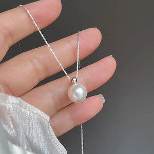 925 Silver Pearl Choker Necklace for Women