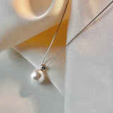 925 Silver Pearl Choker Necklace for Women