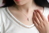 925 Silver Cat Pendant Necklace - Cute Kitten Charm Jewelry for Cat Lovers
