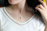 925 Silver Cat Pendant Necklace - Cute Kitten Charm Jewelry for Cat Lovers