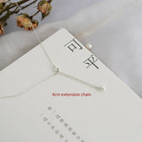 Freshwater Pearl Necklace 925 Silver Chain for Women Wedding