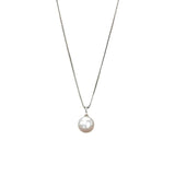 925 Silver Pendant Pearl Choker Necklace for Women