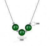 925 Silver Synth Pearl Charm Necklace Wedding Party Fine Jewelry