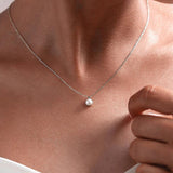 S925 Sterling Silver Pearl Wedding Necklace for Women