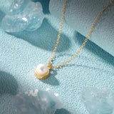 S925 Sterling Silver Pearl Wedding Necklace for Women
