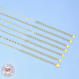 925 Sterling Silver Necklace Chain for Pendant DIY Jewelry
