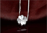 LUKENI Lucky Clover Pendant Necklace 925 Sterling Silver Lady Jewelry