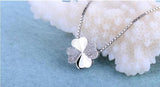 LUKENI Lucky Clover Pendant Necklace 925 Sterling Silver Lady Jewelry