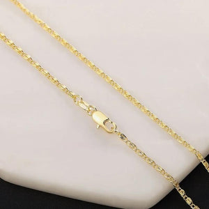 925 Silver Chain Necklace 2MM for Wedding Gift