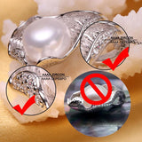 925 Silver Freshwater Pearl Necklace Pendant Jewelry For Women