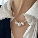 925 Sterling Silver Geometric Necklace for Women