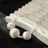 925 Sterling Silver Geometric Necklace for Women