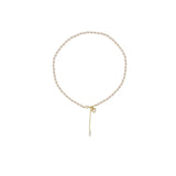 925 Silver Pearl Shell Heart Choker Necklace Women Fine Jewelry