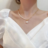 Baroque Freshwater Pearl 14K Filled Chain Necklace for Women
