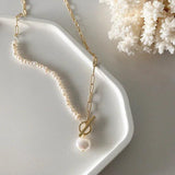 Baroque Freshwater Pearl 14K Filled Chain Necklace for Women