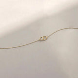 925 Silver Double Circle Charm Bracelet Twisted & Smooth Hoops Stackable