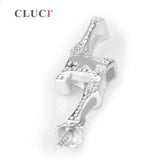 925 Sterling Silver Bamboo Pearl Pendant Mounting