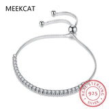 3mm Full Moissanite Tennis Bracelet S925 Sterling Silver