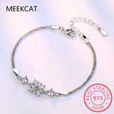 925 Silver Princess Cut Moissanite Bangle Wedding Bracelet