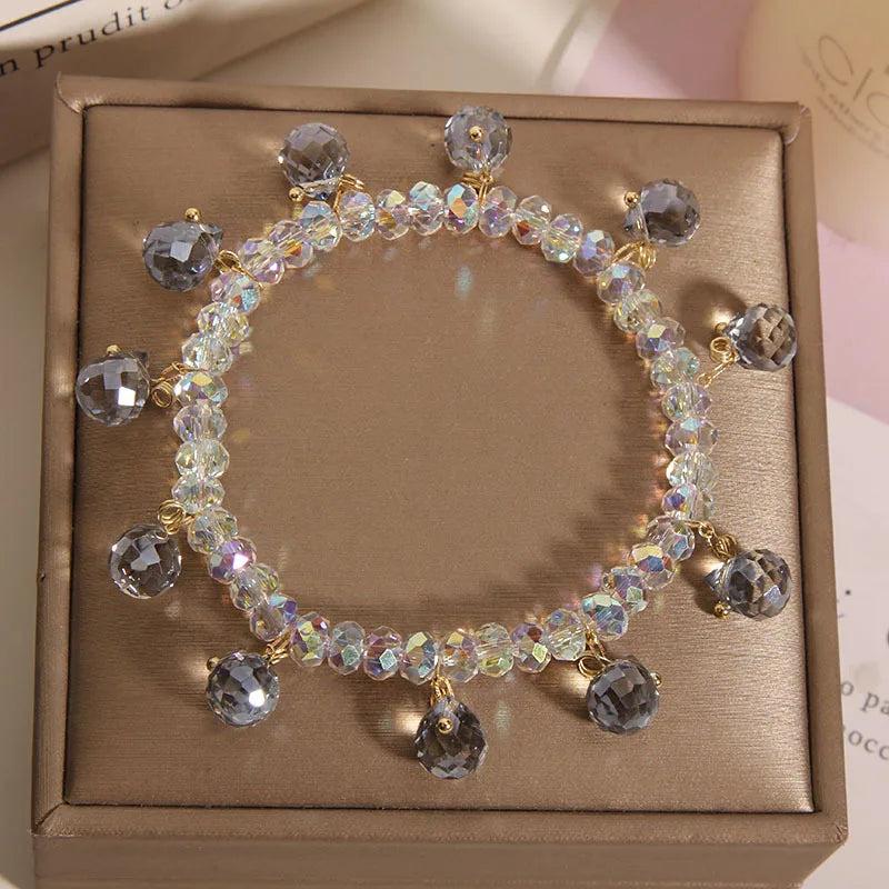 Crystal Charm Bracelet Beaded Lucky Jewelry Accessories