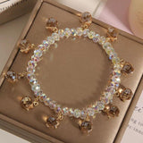 Crystal Charm Bracelet Beaded Lucky Jewelry Accessories