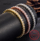 5mm Moissanite Tennis Bracelet 925 Sterling Silver Bangle Wedding Sparkles