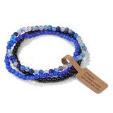Stone Yoga Bracelets Cat Eye Grass Stone Healing Bracelet