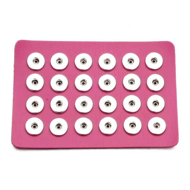 Snap Jewelry Display Board for 12mm & 18mm Buttons, Flannel PVC Holder