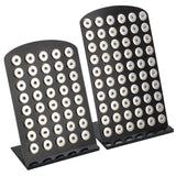 Snap Jewelry Display Board for 12mm & 18mm Buttons, Flannel PVC Holder