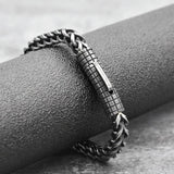 Men's Steel Chain Punk Charm Bracelet